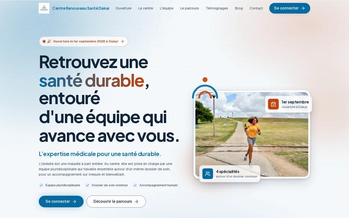 Centre Renouveau Santé — Santé — projet livré par Kolonell