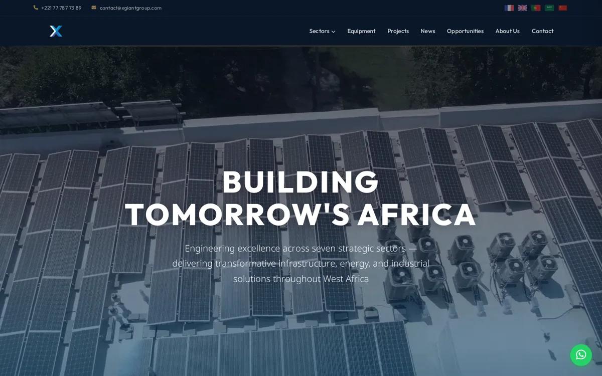 XGiant Group — Industrie — projet livré par Kolonell